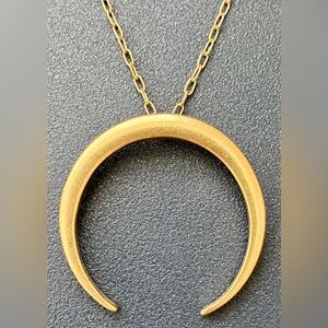 Anthropologie half-moon necklace - never worn!